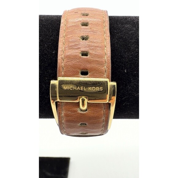 Michael Kors Parker Chocolate Leather Chronograph Women\'s Watch, MK2249 main image 9